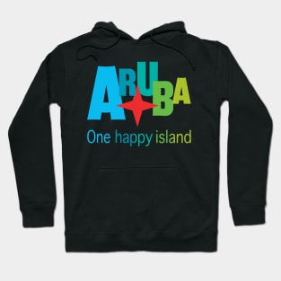 Aruba One Happy Island - all in colors. Hoodie